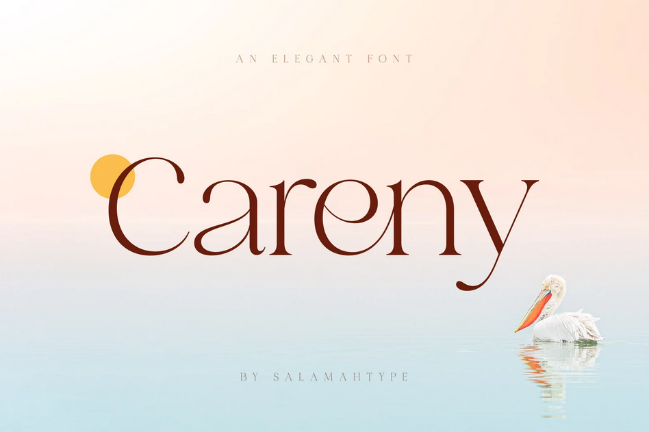 10. Careny – Modern Elegant Serif