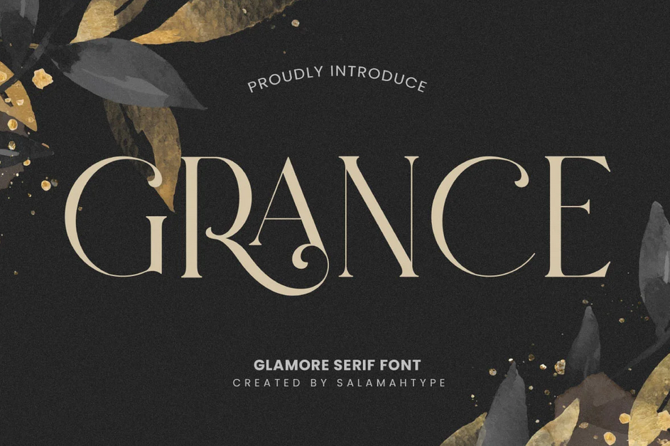 13. GRANCE – Elegant Serif