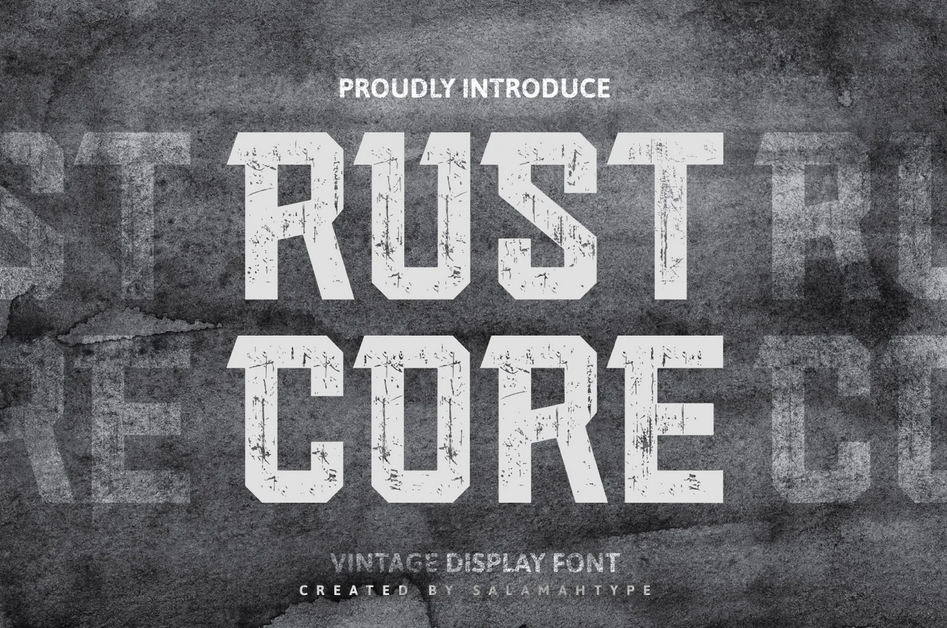 15. Rust Core – Display Font