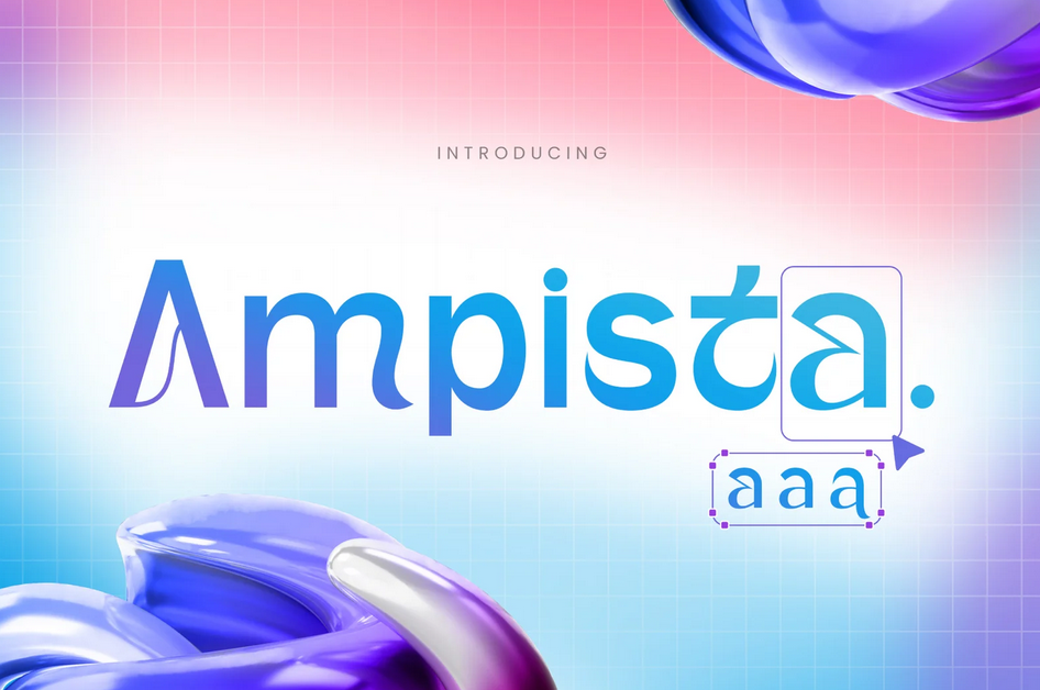 2. Ampista – Stylish Modern Font