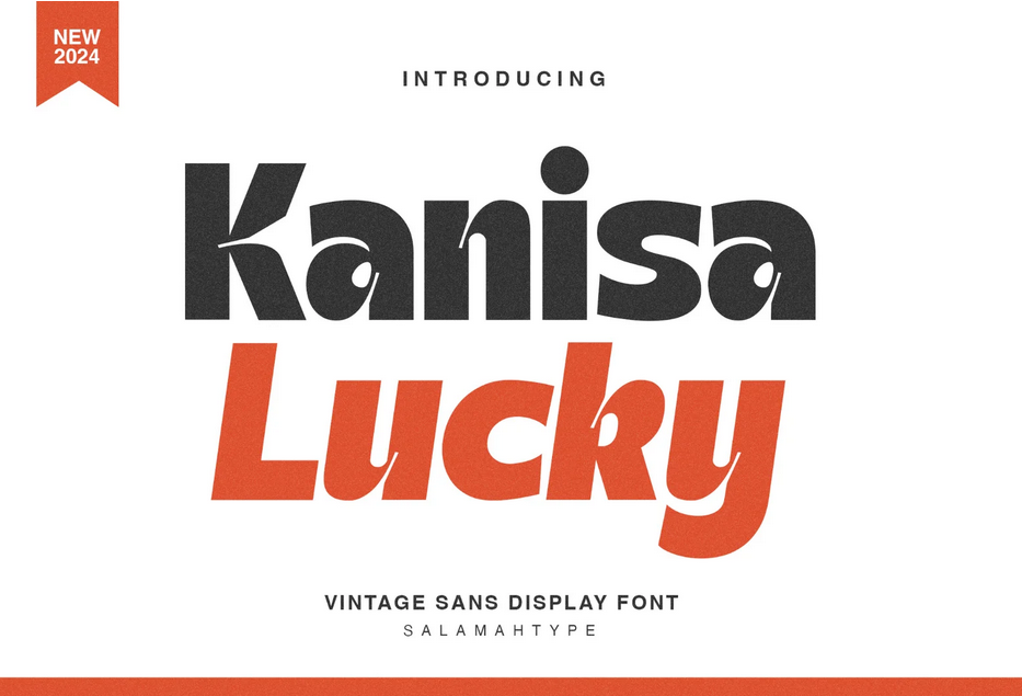 5. Kanisa Lucky – Modern Bold Font