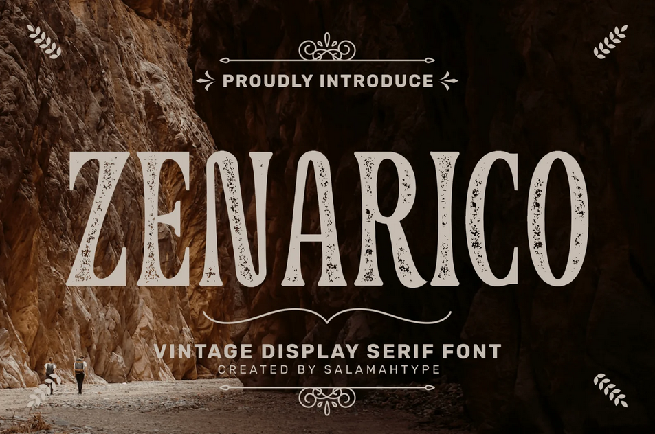 7. Zenarico Vintage Serif