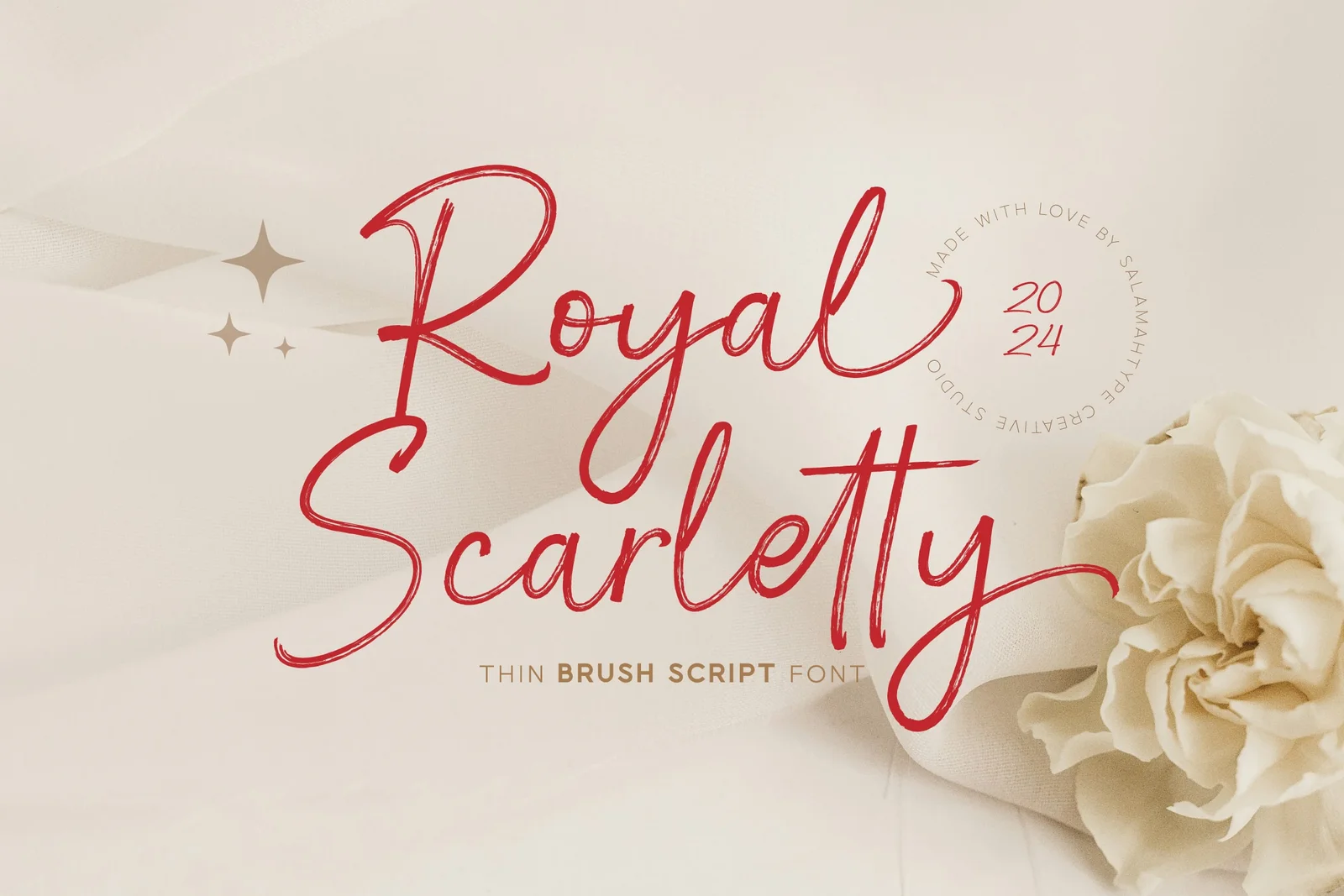 Royal Scarletty by Salamah Type