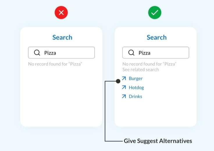UX design logic example